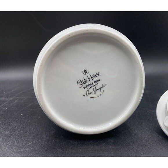 Style House China Caravelle Coffee Pot Yamaguchi Fleur de Lis Japan Knights - Picture 10 of 12